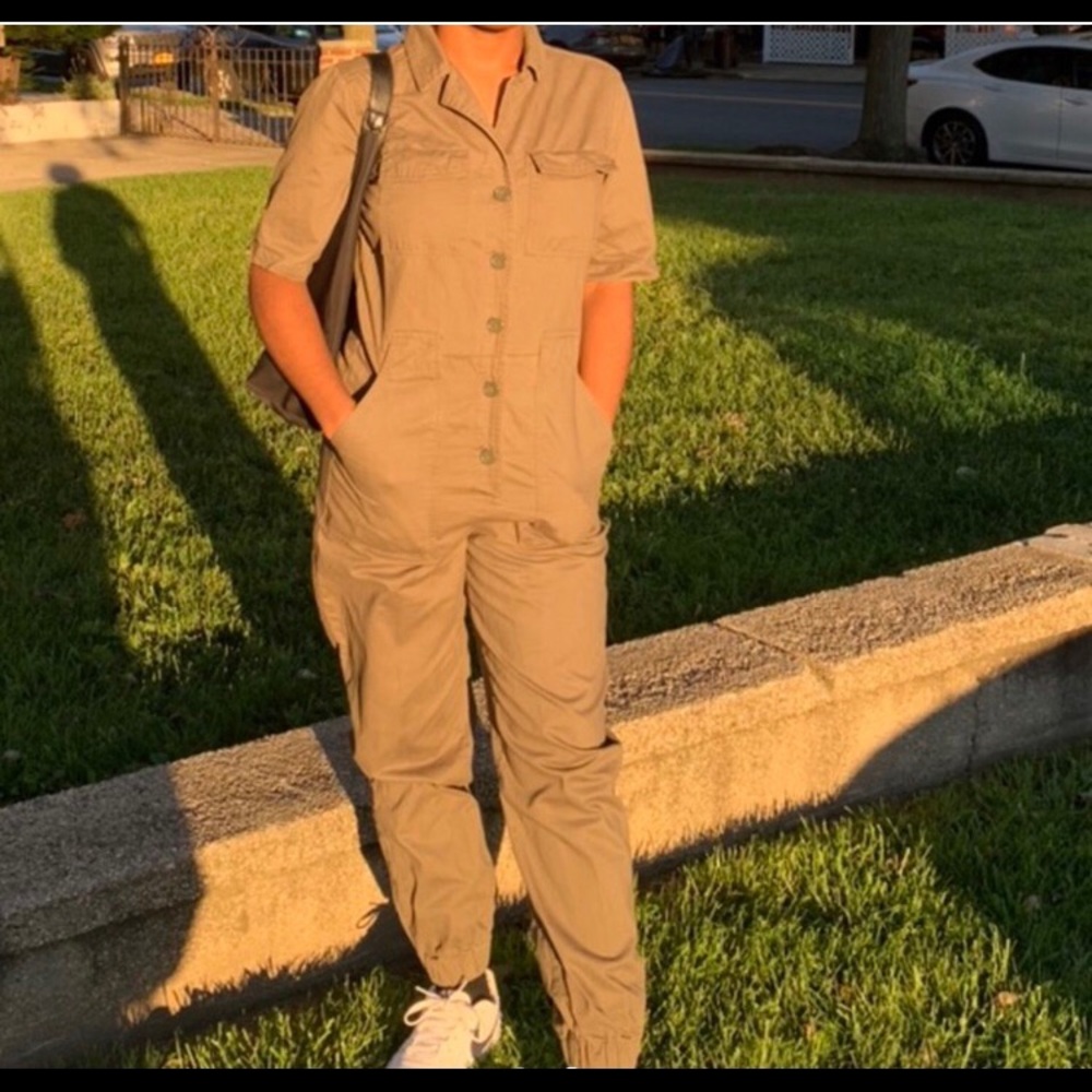Olive green jumpsuit